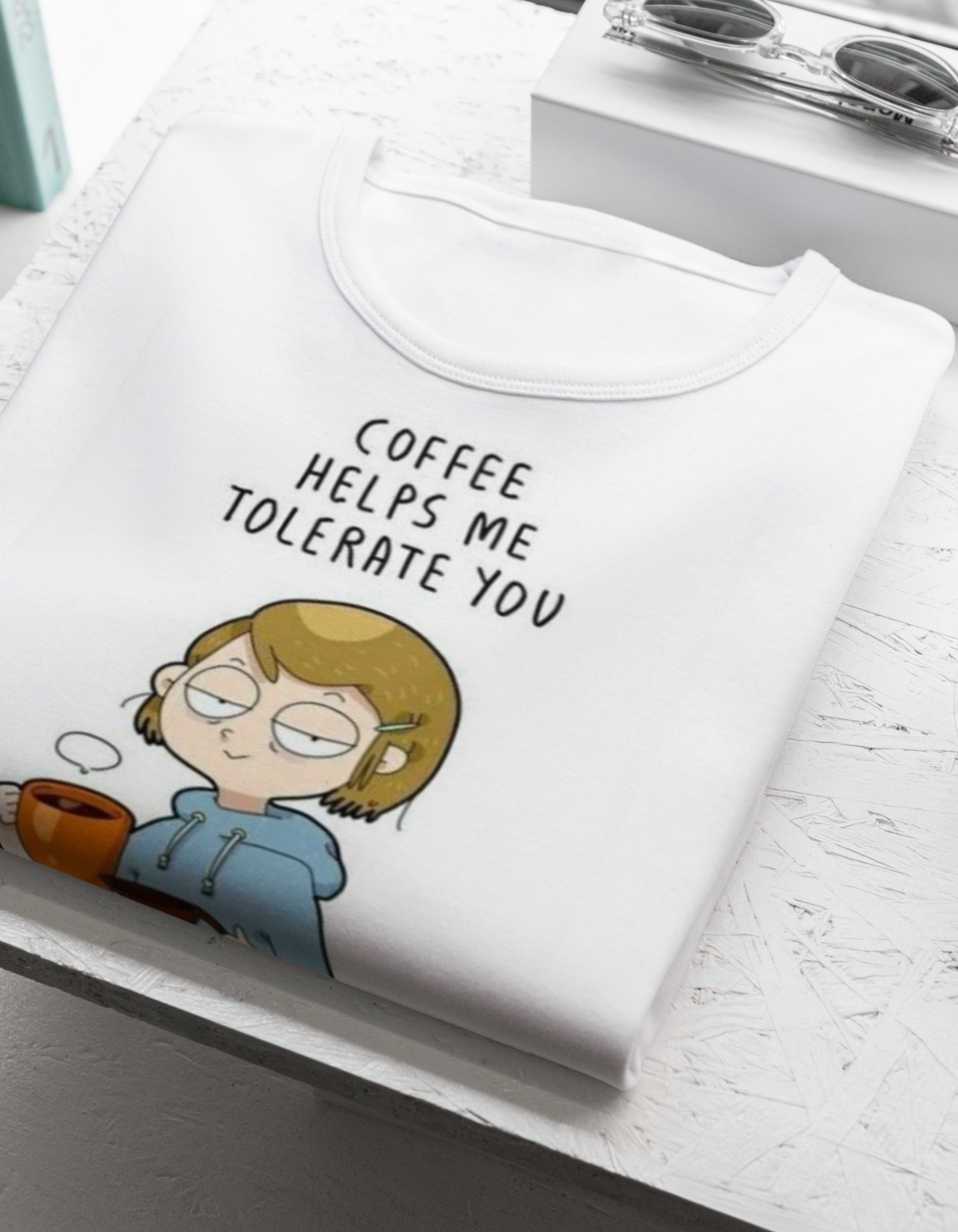 Coffee Helps Me Women Ultra Soft T-Shirt