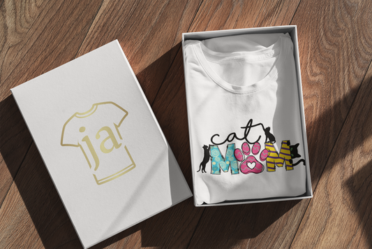 Cat Mom - Perfect for Proud Cat Lovers! Ladies Missy T-Shirt